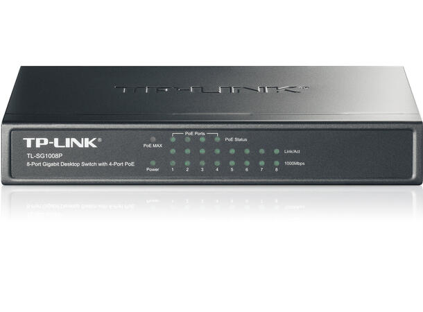 TP-Link Switch TL-SG1008P 8-Port PoE Unmanaged